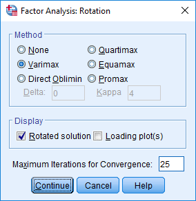 Faktorianalyysi - rotaatiomenetelmä