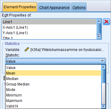 Element Properties: keskiarvo