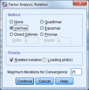 Faktorianalyysi - rotaatiomenetelmä